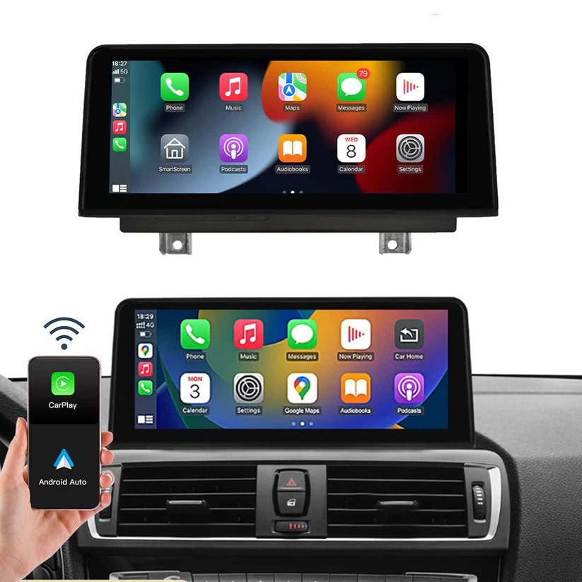 BMW F30 F31 F32 F33 F34 F36 NBT 10.25” Wireless CarPlay Android Auto Screen