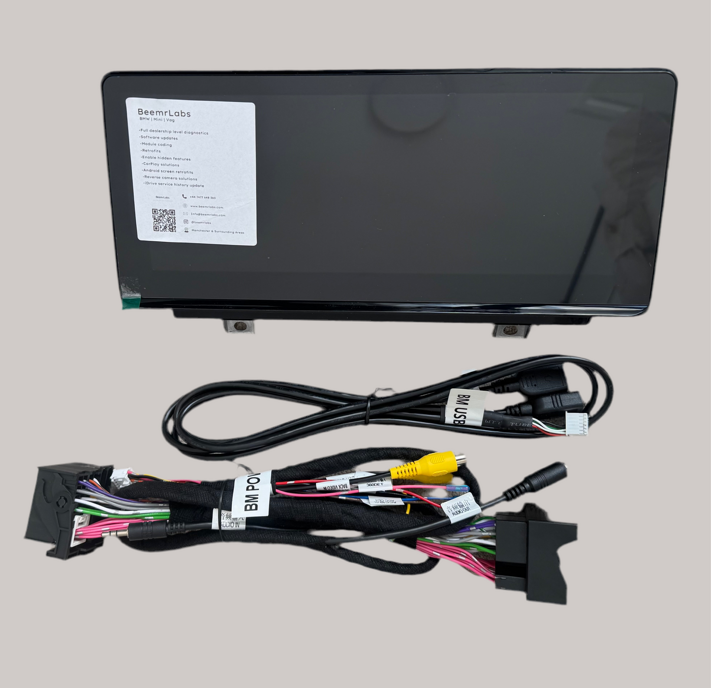BMW F30 F31 F32 F33 F34 F36 NBT 10.25” Wireless CarPlay Android Auto Screen