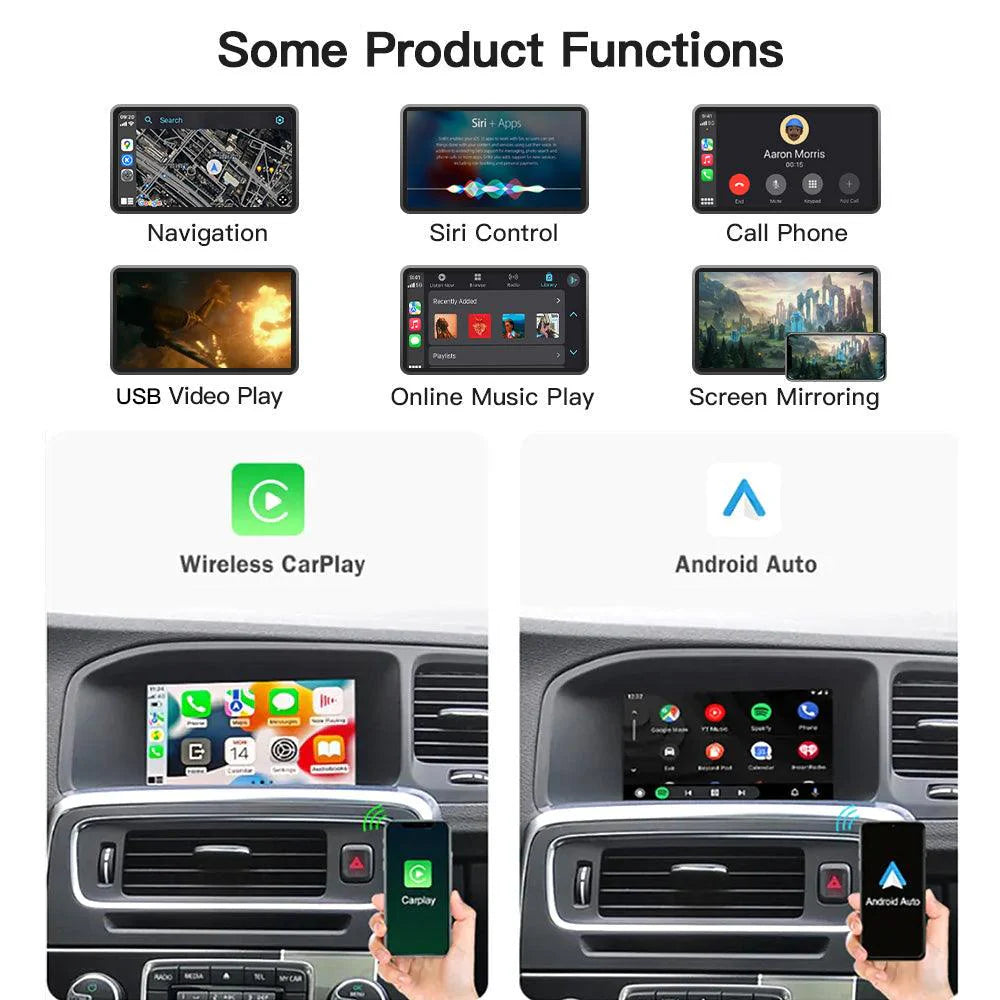 Wireless CarPlay Android Auto interface For Volvo