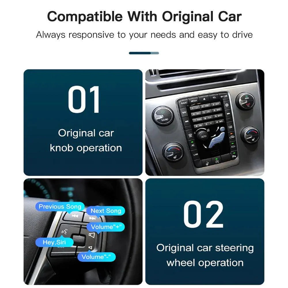 Wireless CarPlay Android Auto interface For Volvo