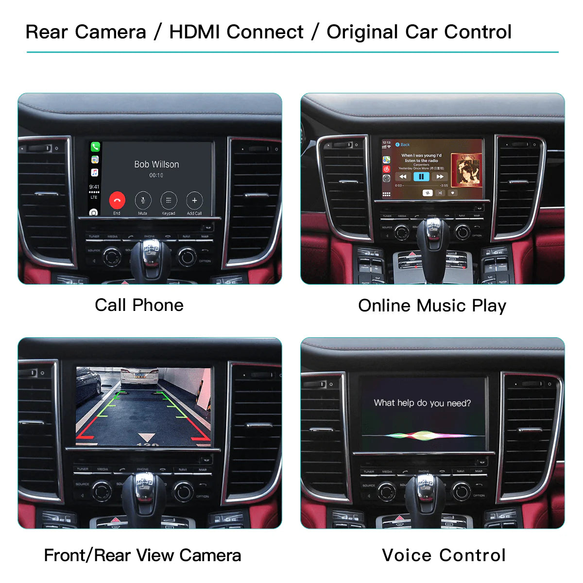 Wireless Carplay Android Auto Kits for Porsche PCM3.1/3.0/4.0
