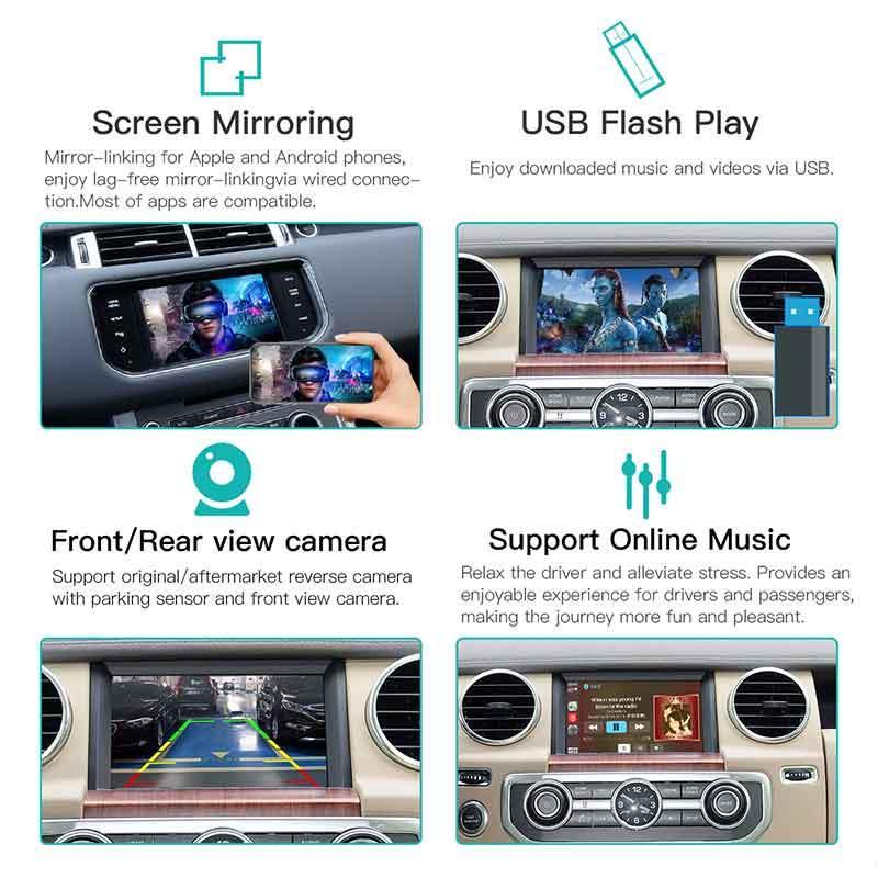 Wireless CarPlay Android auto Module Box for Land Rover/Jaguar