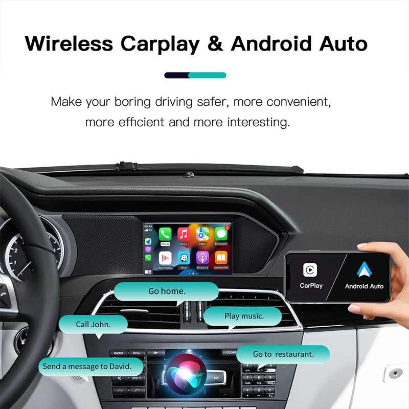 Wireless Carplay Android Auto Kits for Mercedes Benz NTG4.0/4.5/5.0/5.5 system