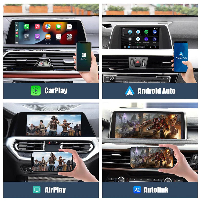 Wireless CarPlay Android Auto adapter box for BMW/MINI NBT/CIC